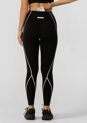 Lorna Jane Night Runner Full Length Leggings - Black