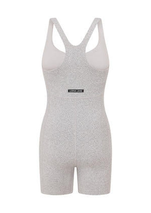 Lorna Jane Off Duty Bodysuit - Grey Marl