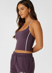 Lorna Jane Limited Edition Lotus Bra Tank Combo - Midnight Plum