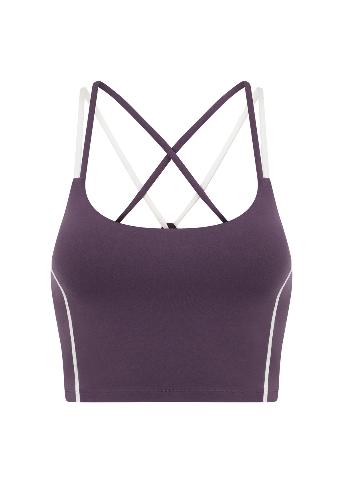 Lorna Jane Limited Edition Lotus Bra Tank Combo - Midnight Plum