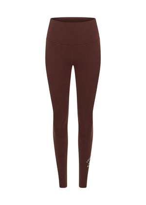 Lorna Jane Limited Edition Lotus Full Length Leggings - Truffle