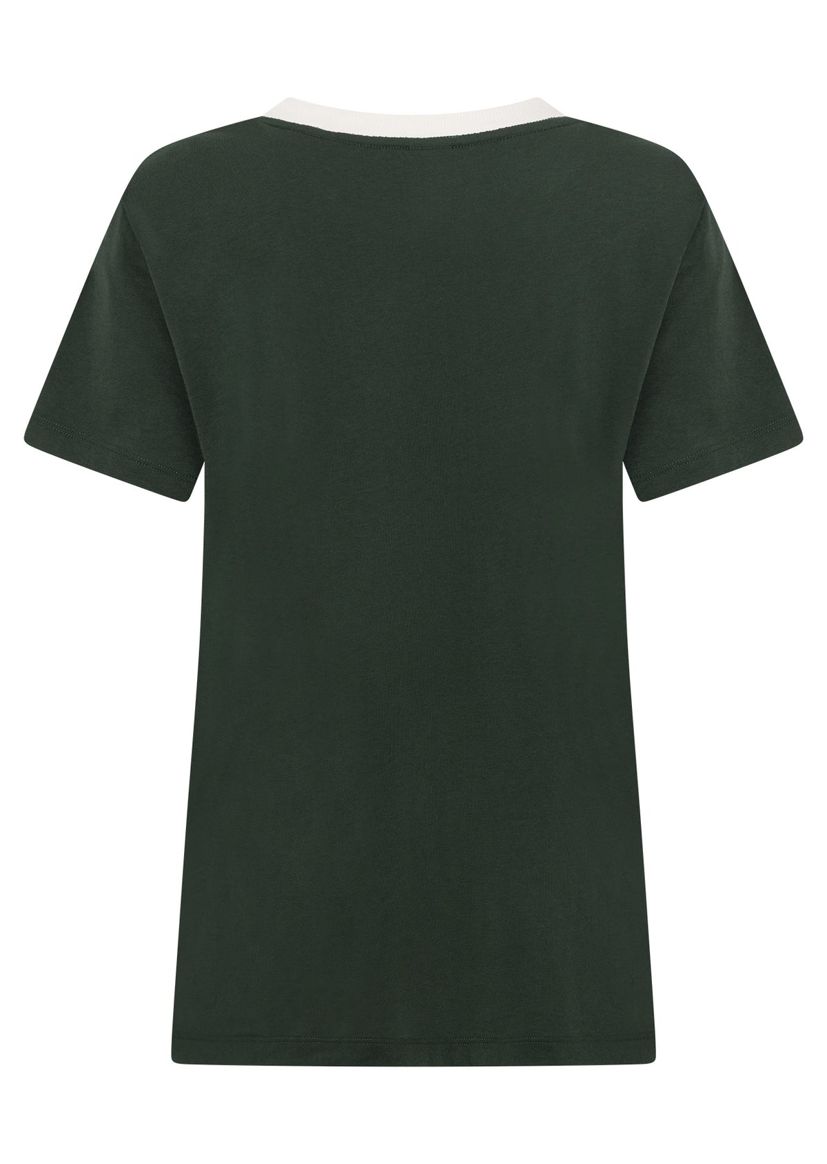 Lorna Jane Lotus Heritage Ringer T-Shirt - Fig Green