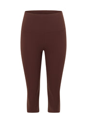 Lorna Jane Limited Edition Lotus 3/4 Capri Leggings - Truffle