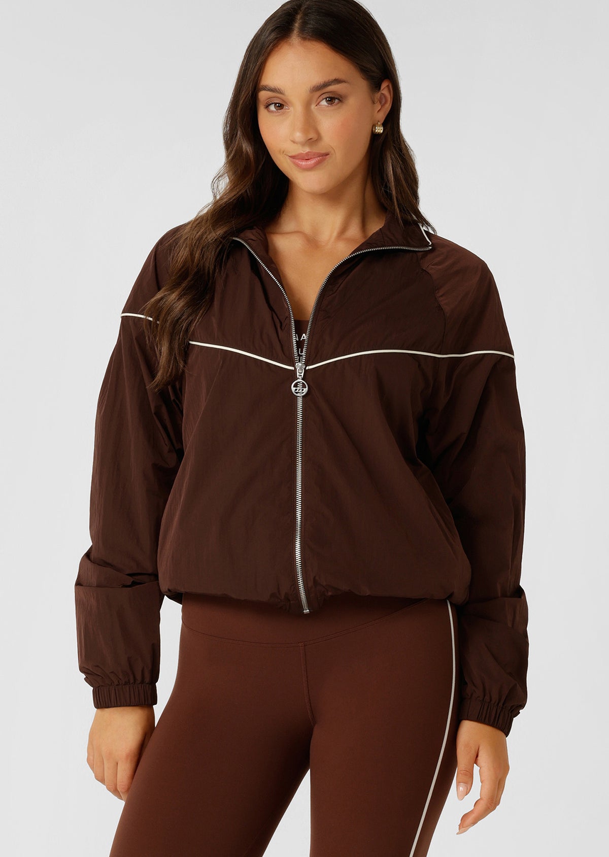 Lorna Jane Heritage Spray Jacket - Truffle