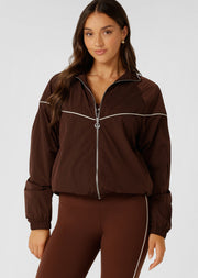 Lorna Jane Heritage Spray Jacket - Truffle