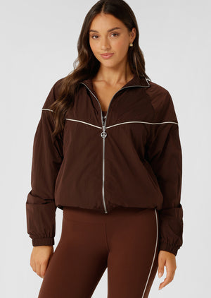 Lorna Jane Heritage Spray Jacket - Truffle