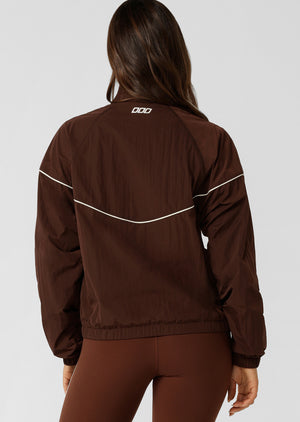 Lorna Jane Heritage Spray Jacket - Truffle
