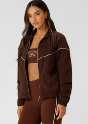 Lorna Jane Heritage Spray Jacket - Truffle