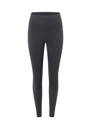 Lorna Jane Fade Out Washed Ankle Biter Leggings - Washed Black