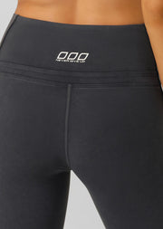 Lorna Jane Fade Out Washed Ankle Biter Leggings - Washed Black