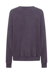Lorna Jane New Sport Washed Sweatshirt - Washed Midnight Plum