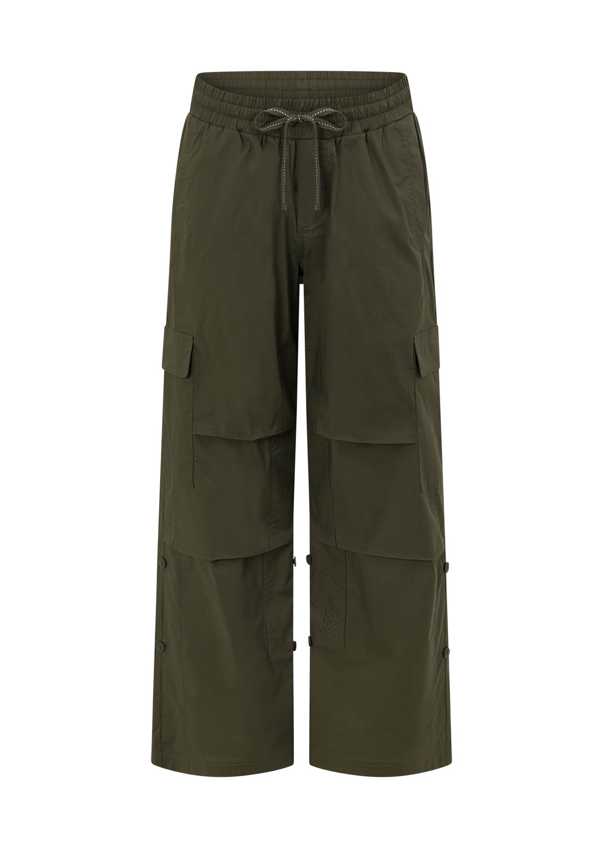 Lorna Jane Flashdance Wide Leg Cargo Pants - Dark Khaki Haze