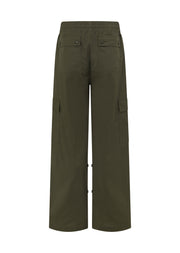 Lorna Jane Flashdance Wide Leg Cargo Pants - Dark Khaki Haze