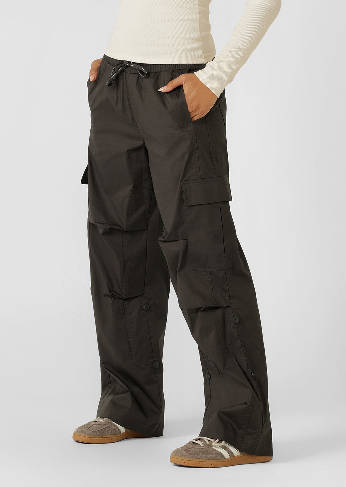 Lorna Jane Flashdance Wide Leg Cargo Pants - Volcano