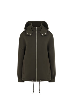 Lorna Jane Easy Oversized Parka - Dark Luxury Green