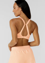 Lorna Jane Limited Edition Lifted Sports Bra - Pale Peach
