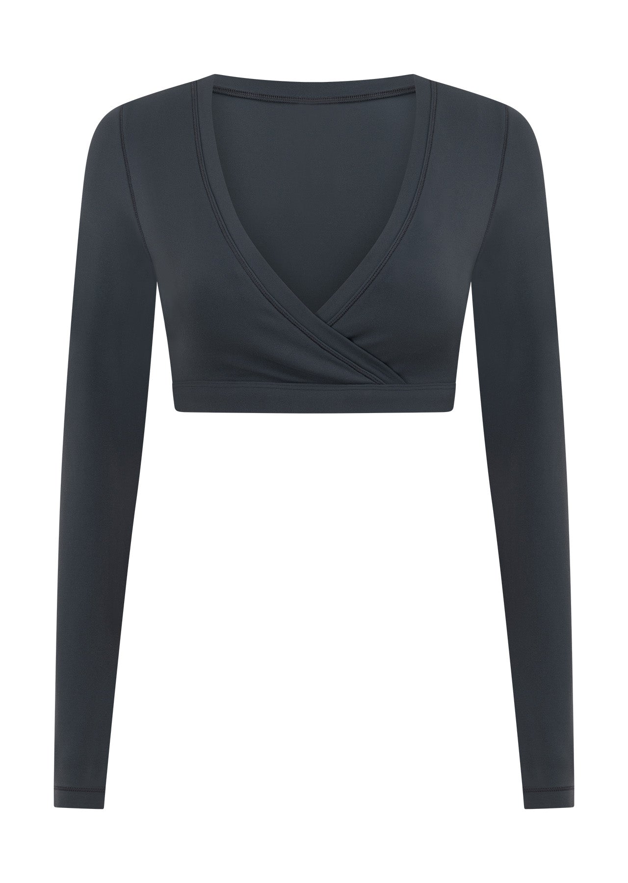 Lorna Jane Wrap It Up Long Sleeve Bra Top - Canyon