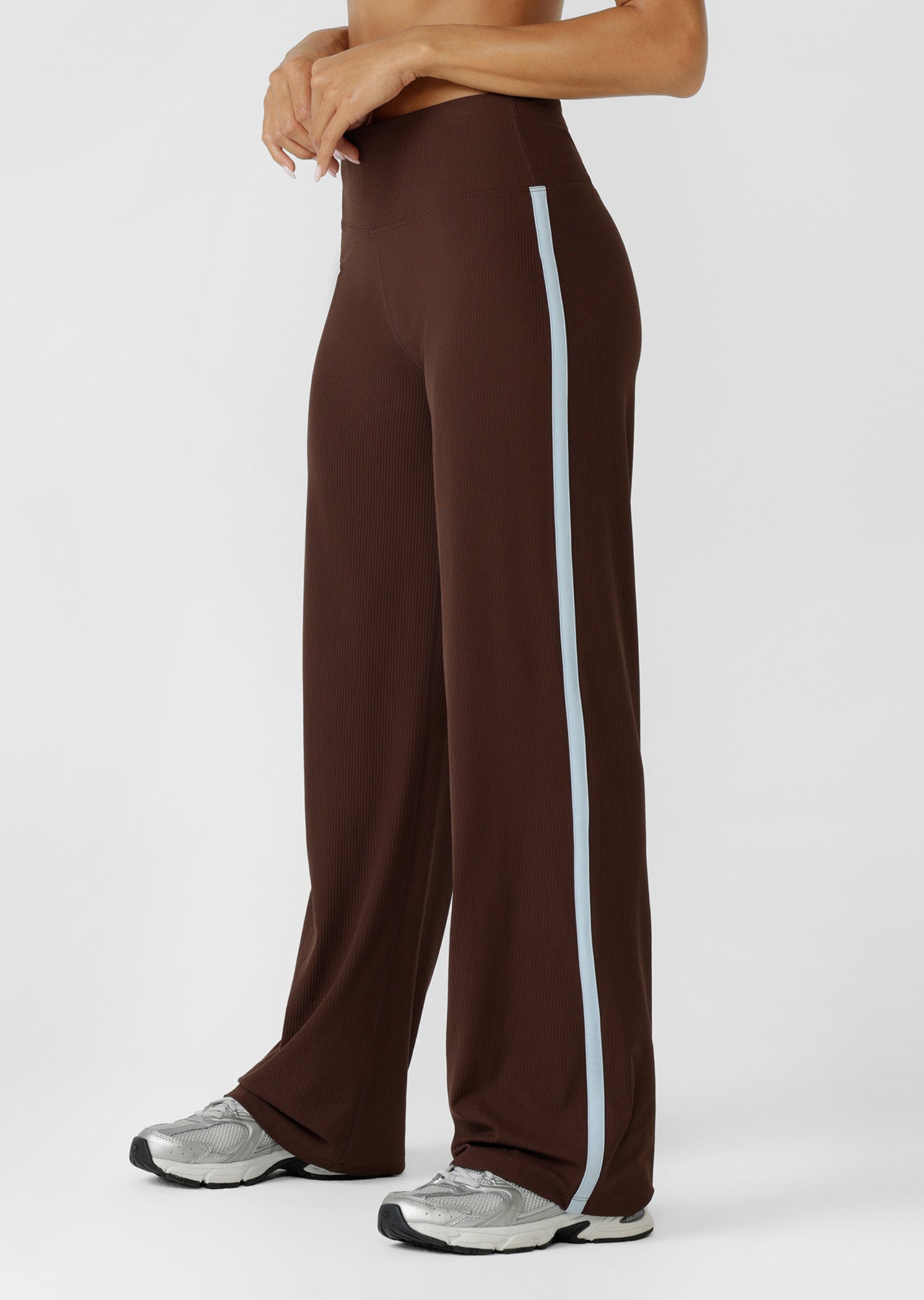 Lorna Jane Starstruck Luxe Active Rib Pants - Espresso