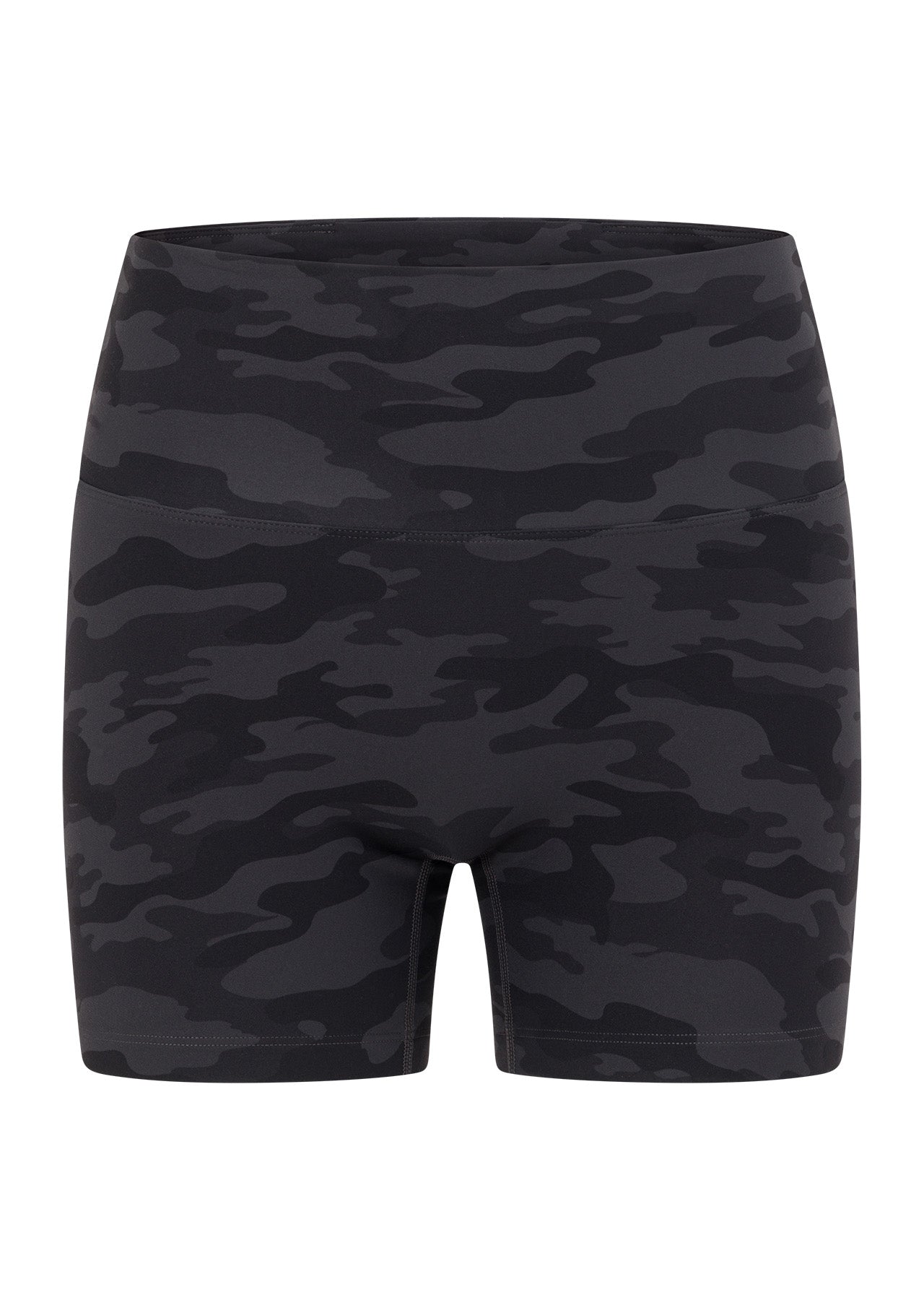 Lorna Jane Cute In Camo 12cm Bike Shorts - Black Camo Print