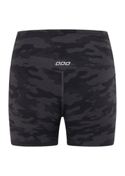 Lorna Jane Cute In Camo 12cm Bike Shorts - Black Camo Print