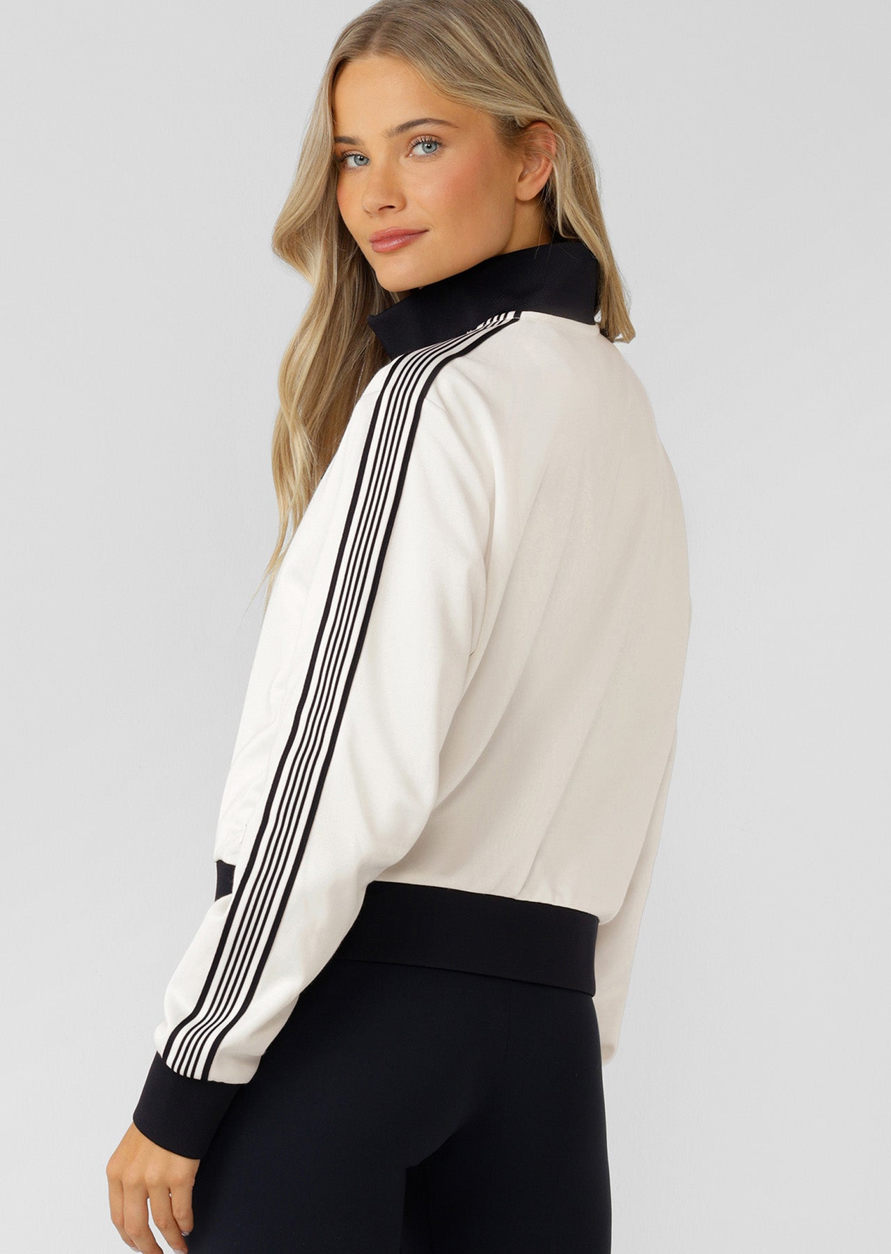 Lorna Jane Revival Zip Through Jacket - Porcelain