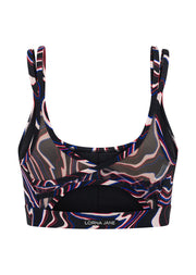 Lorna Jane Meta Luminous Sports Bra - Aurora Print