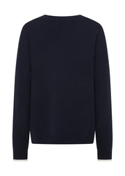 Lorna Jane LJC Classic Knit Jumper - Navy
