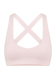 Lorna Jane Free Spirit Sports Bra - Pale Dusty Rose