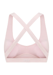 Lorna Jane Free Spirit Sports Bra - Pale Dusty Rose