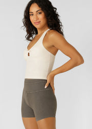 Lorna Jane Centre Stage Bra Tank Combo - Cream