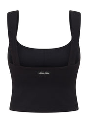 Lorna Jane Irresistible Rib Bra Tank Combo - Black