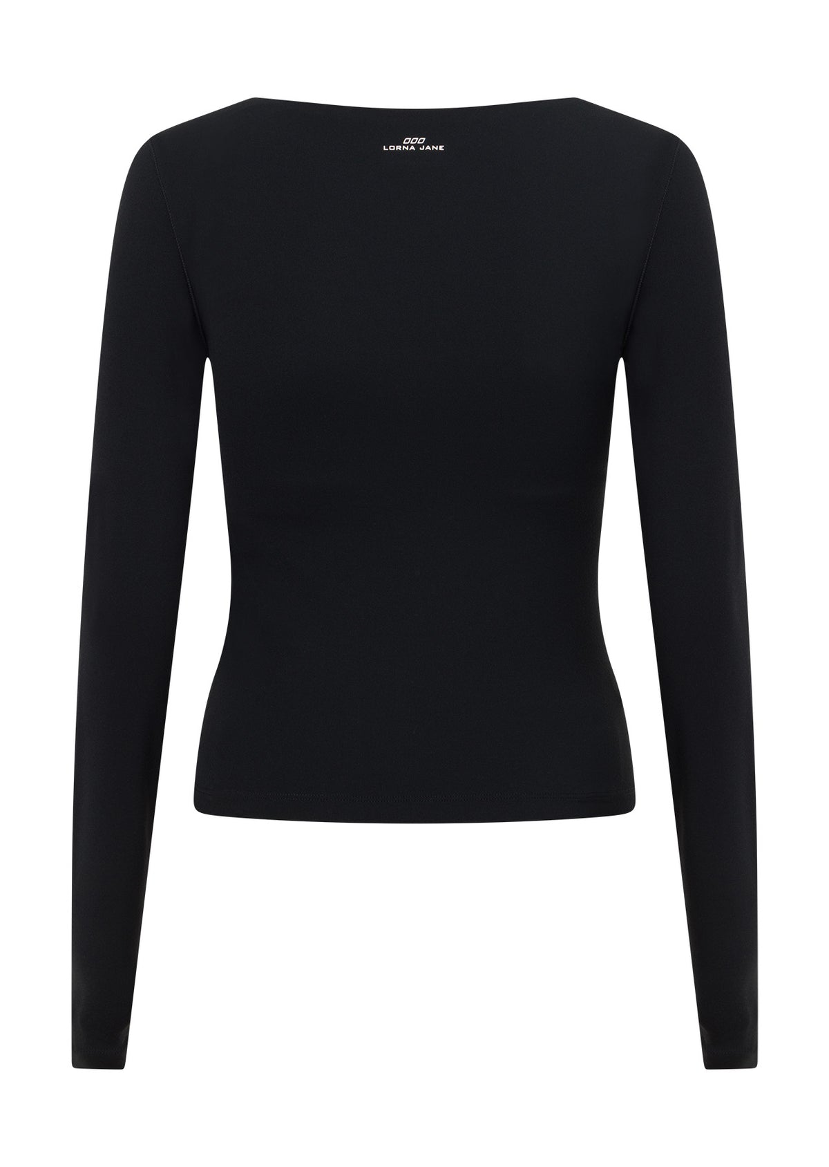 Lorna Jane Effortless Long Sleeve Top Bra Combo - Black
