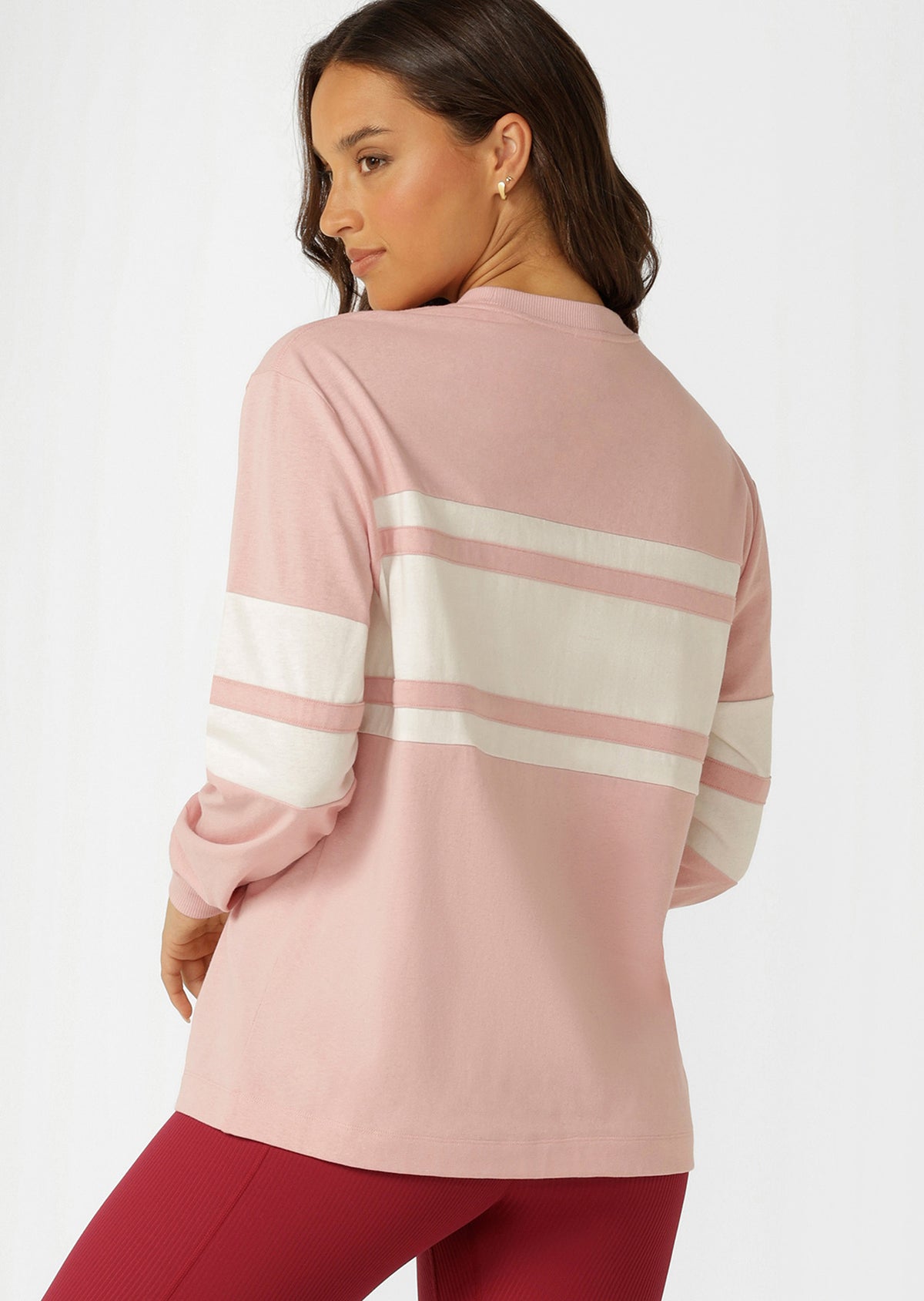 Lorna Jane Trackside Long Sleeve T-Shirt - Dusty Rose