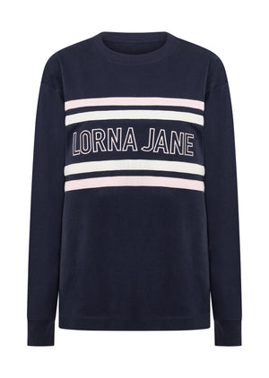 Lorna Jane Movement Long Sleeve T-Shirt - Platinum Navy