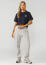 Lorna Jane LJ Sports Club Relaxed T-Shirt - Platinum Navy