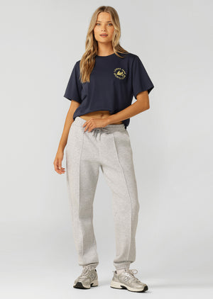 Lorna Jane LJ Sports Club Relaxed T-Shirt - Platinum Navy