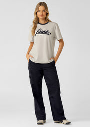 Lorna Jane Lorna Cheer Relaxed T-Shirt - Grey Marl