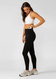 Lorna Jane Booty Lift And Support Pocket Full Length Leggings - Recycled Black
