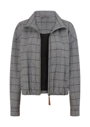 Lorna Jane Studio Jacket - Grey Mini Check