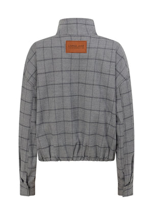 Lorna Jane Studio Jacket - Grey Mini Check
