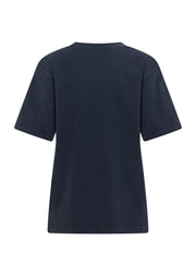 Lorna Jane Fan Favourite Washed T-Shirt - Washed Platinum Navy