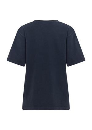 Lorna Jane Fan Favourite Washed T-Shirt - Washed Platinum Navy