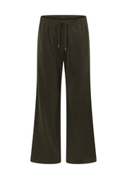 Lorna Jane Retro Snap Pants - Dark Khaki Haze