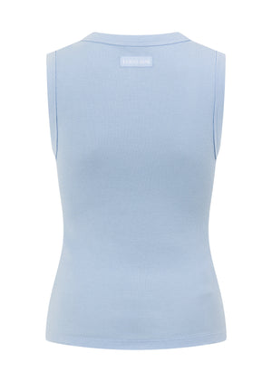 Lorna Jane Define Plunge Neck Tank - Oxford Blue