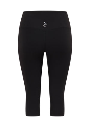 Lorna Jane Irresistible Rib Capri Leggings - Black