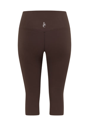 Lorna Jane Irresistible Rib Capri Leggings - Volcano