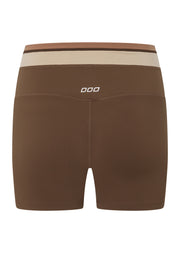 Lorna Jane Tone On Tone 12cm Bike Shorts - Neutral Multi