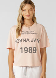 Lorna Jane Legacy T-Shirt - Washed Dark Dusty Pink