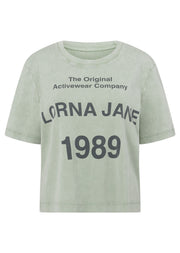 Lorna Jane Legacy T-Shirt - Washed Iced Matcha