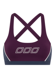 Lorna Jane Qualifier High Support Sports Bra - Dark Grape